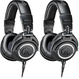 Audio-Technica ATH-M50x Studio Monitor Headphones