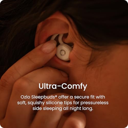 Ozlo Sleepbuds Noise-Masking Earbuds with Travel Case