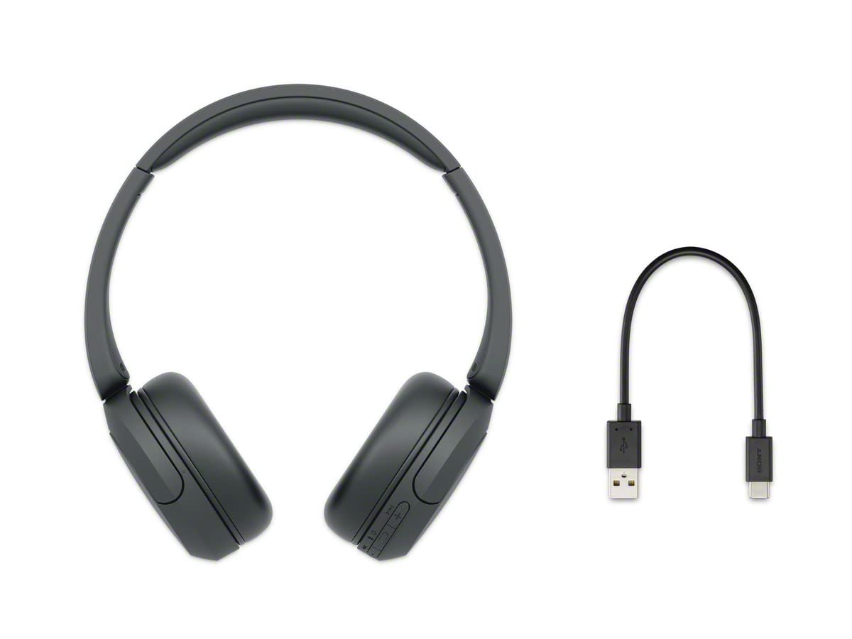 Sony WH-CH520 Bluetooth On-Ear Headphones with Mic
