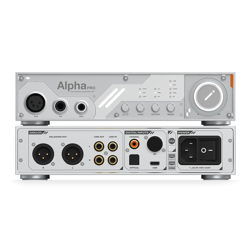 D&A Alpha Pro Hi-Res DAC Headphone Amp Decoder