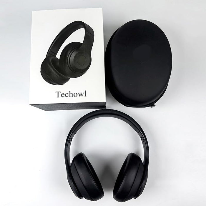 Techowl Bluetooth Studio DJ Headphones with 100H Playtime