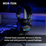 Sony MDR7506 Professional Studio Monitor Headphones