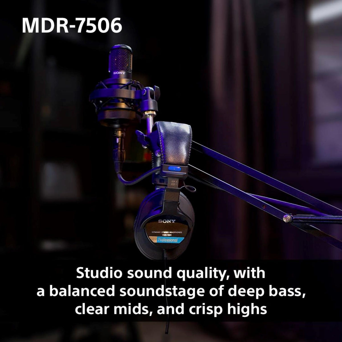 Sony MDR7506 Professional Studio Monitor Headphones
