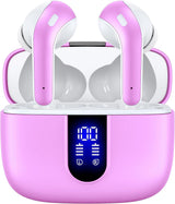 TAGRY True Wireless Earbuds with LED 60H Charging Case