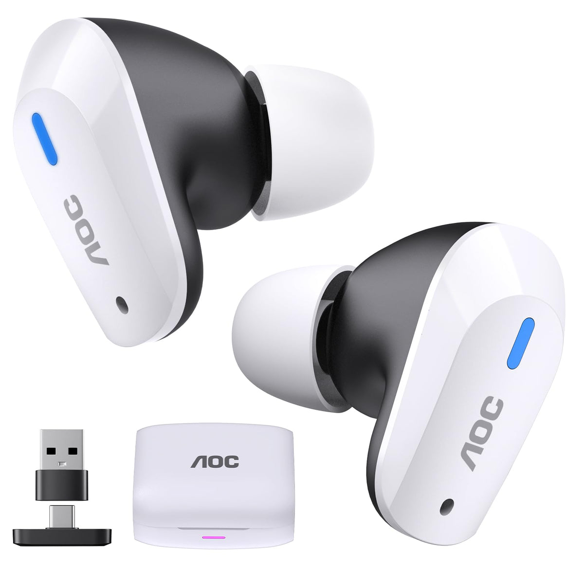 AOC ACT3512 Wireless Gaming Earbuds for PS5 & PC