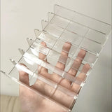 14-Slot Clear Acrylic Multi-Device Organizer Dock