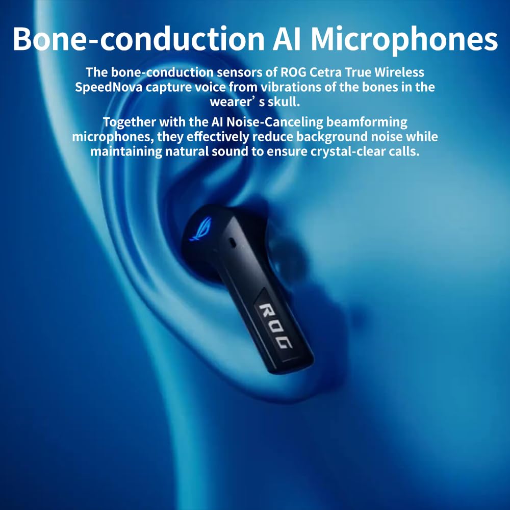 ROG Cetra SpeedNova ANC True Wireless Gaming Earbuds