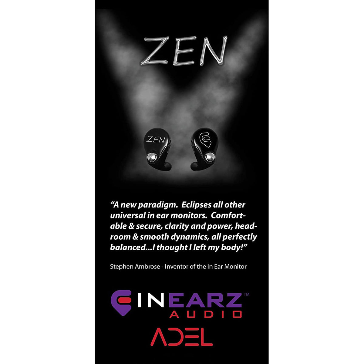 INEARZ Zen 4 Quad-Driver Musician In-Ear Monitors