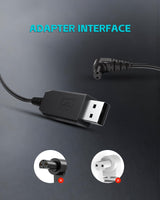 5V to 15V USB Charging Cable for Black & Decker Drills