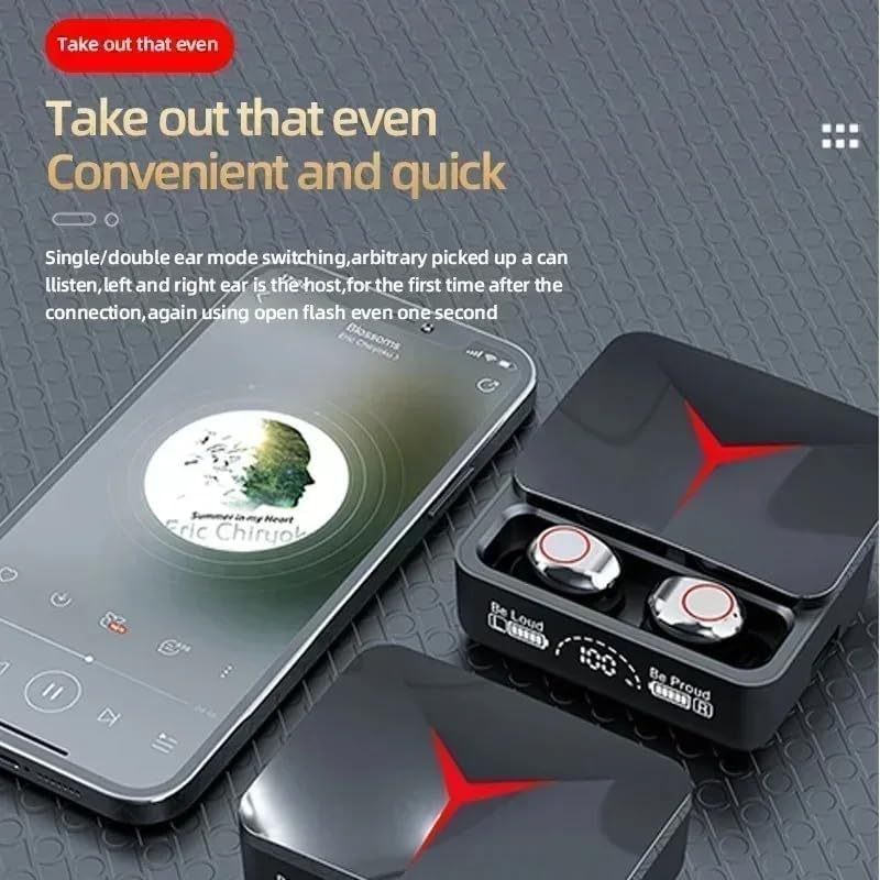 Bluetooth 5.3 Low-Latency Wireless Gaming Earbuds