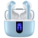 TAGRY True Wireless Earbuds with LED 60H Charging Case