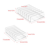 14-Slot Clear Acrylic Multi-Device Organizer Dock