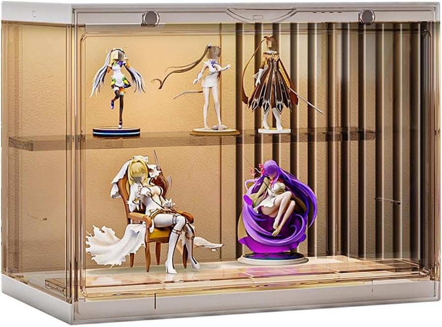 8-Pack Multi-Purpose Figure Display Storage Boxes