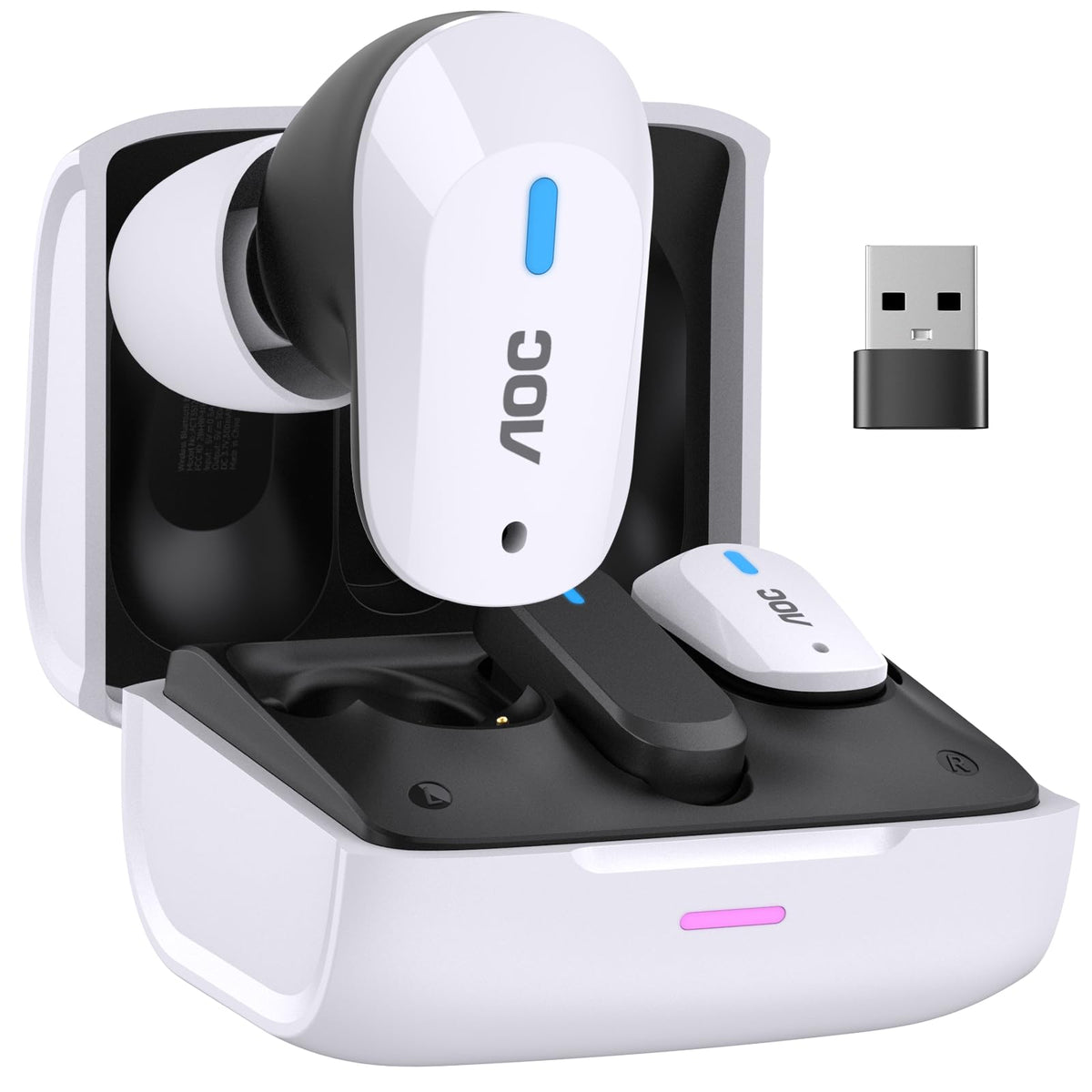 AOC ACT3512 Wireless Gaming Earbuds for PS5 & PC