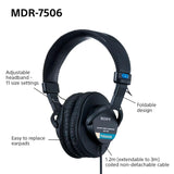 Sony MDR7506 Professional Studio Monitor Headphones