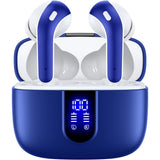 TAGRY True Wireless Earbuds with LED 60H Charging Case