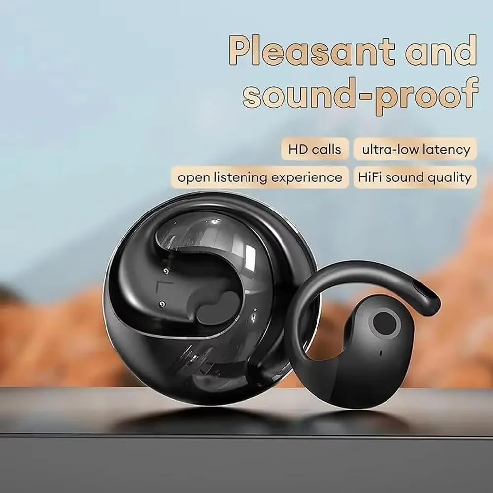 Bluetooth 5.3 Open-Ear Sports Earbuds with HD Mic