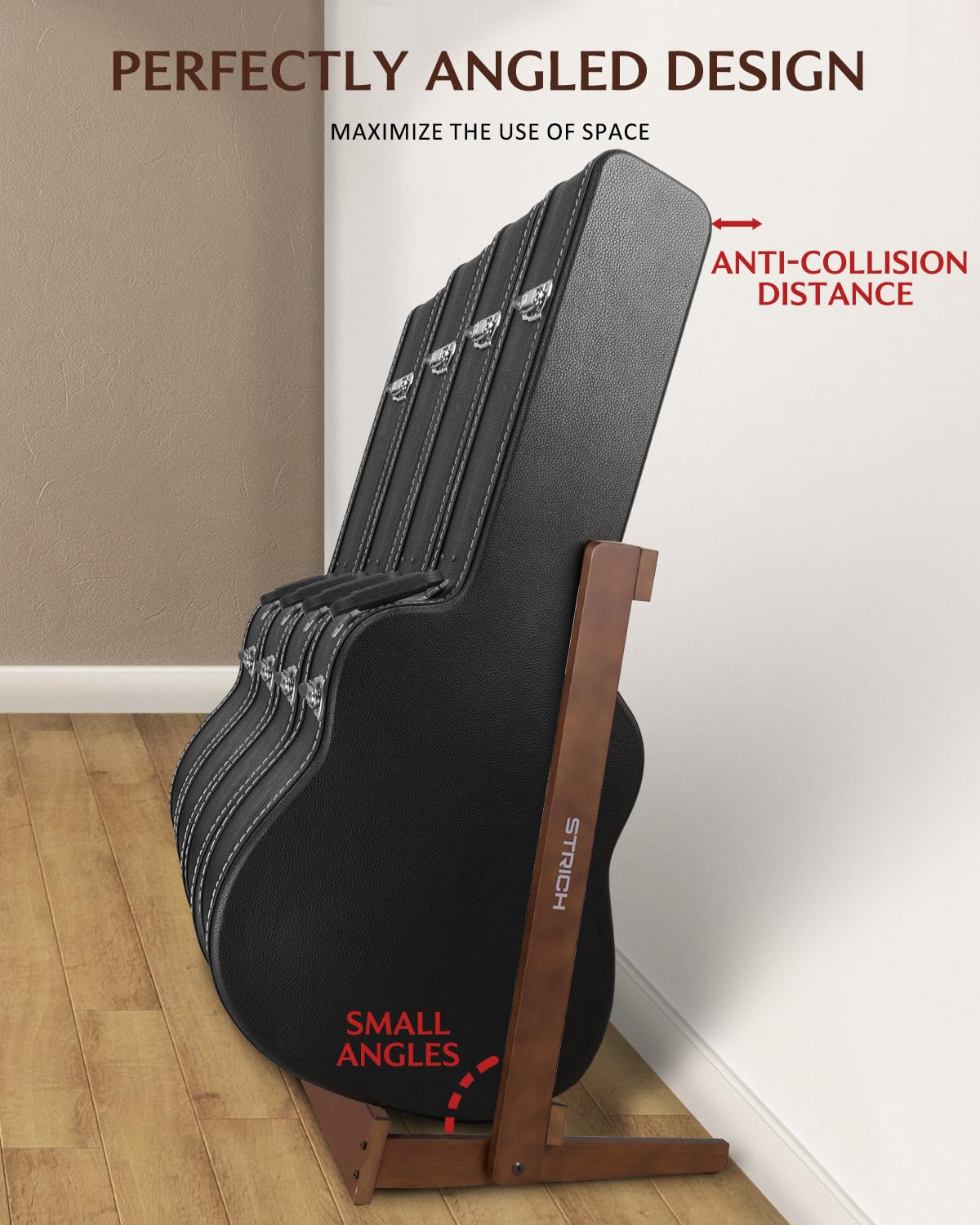 STRICH Foldable Hardwood Multi-Instrument Case Stand