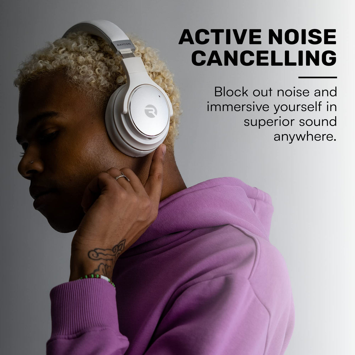Raycon Everyday ANC Wireless Over-Ear Headphones