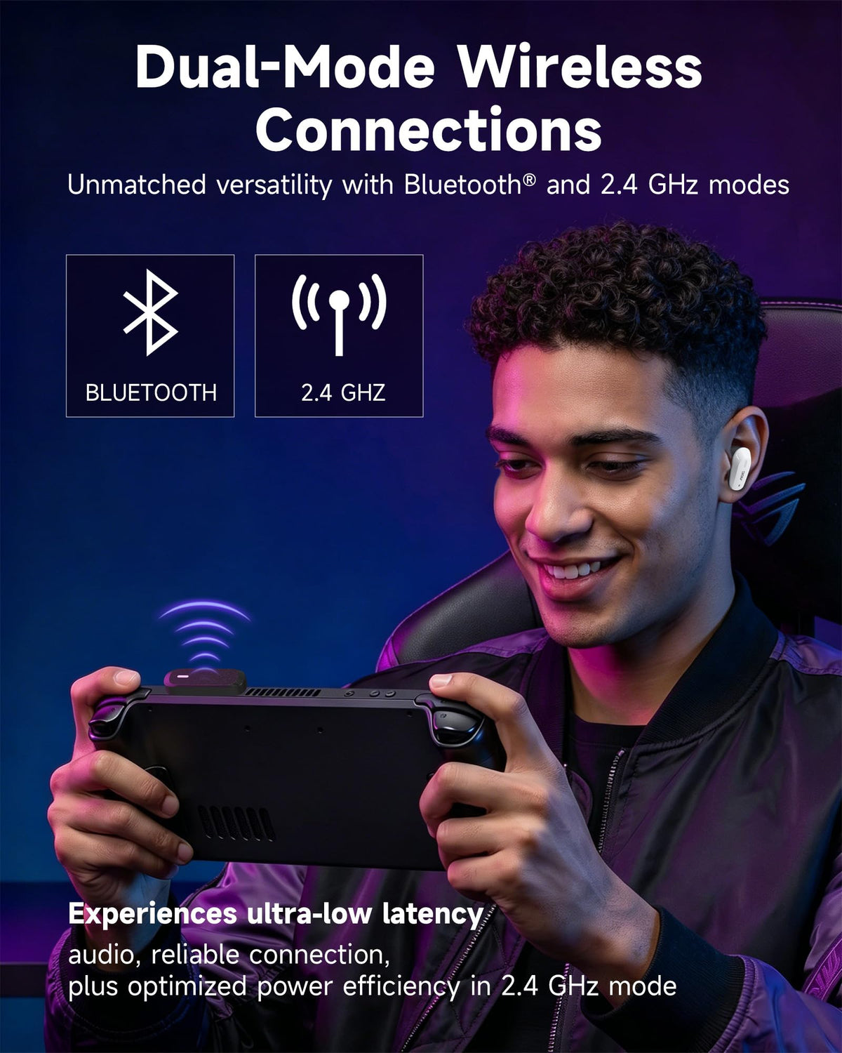AOC ACT3512 Wireless Gaming Earbuds for PS5 & PC