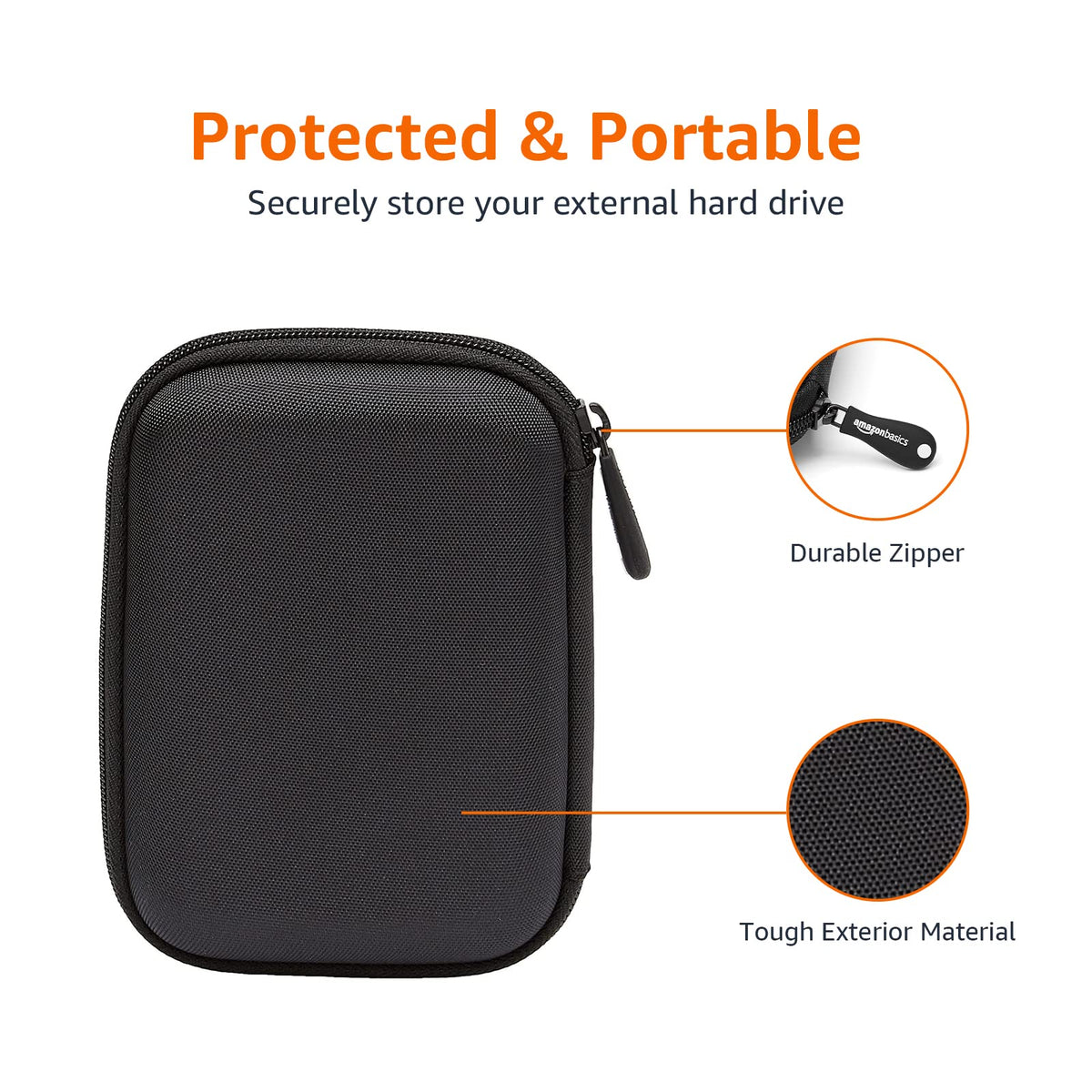 40-Pack Portable External Hard Drive Carrying Cases