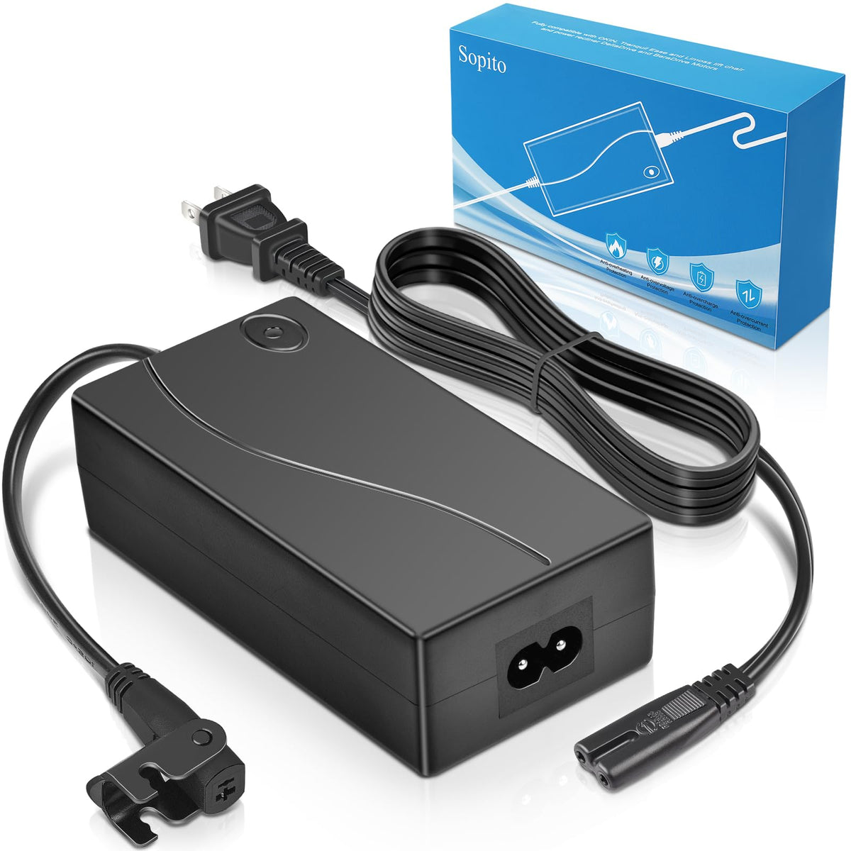 Universal 29V 2A 2-Pin Power Recliner Adapter