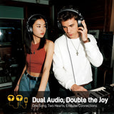 MAONO Wired Studio Monitor DJ Headphones for Mixing