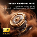 Bluetooth 6.0 ANC Over-Ear Headphones 60H Playtime