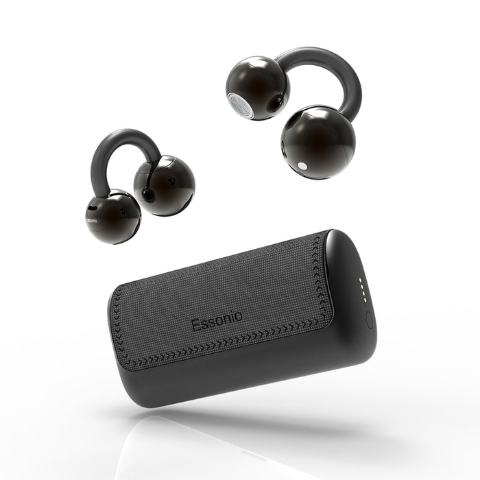 Essonio Open-Ear Clip-On Bluetooth 6.0 Earbuds 56H