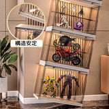 8-Pack Multi-Purpose Figure Display Storage Boxes