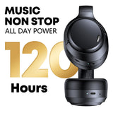 TAGRY Hybrid ANC Bluetooth 6.0 Headphones 120H Playtime