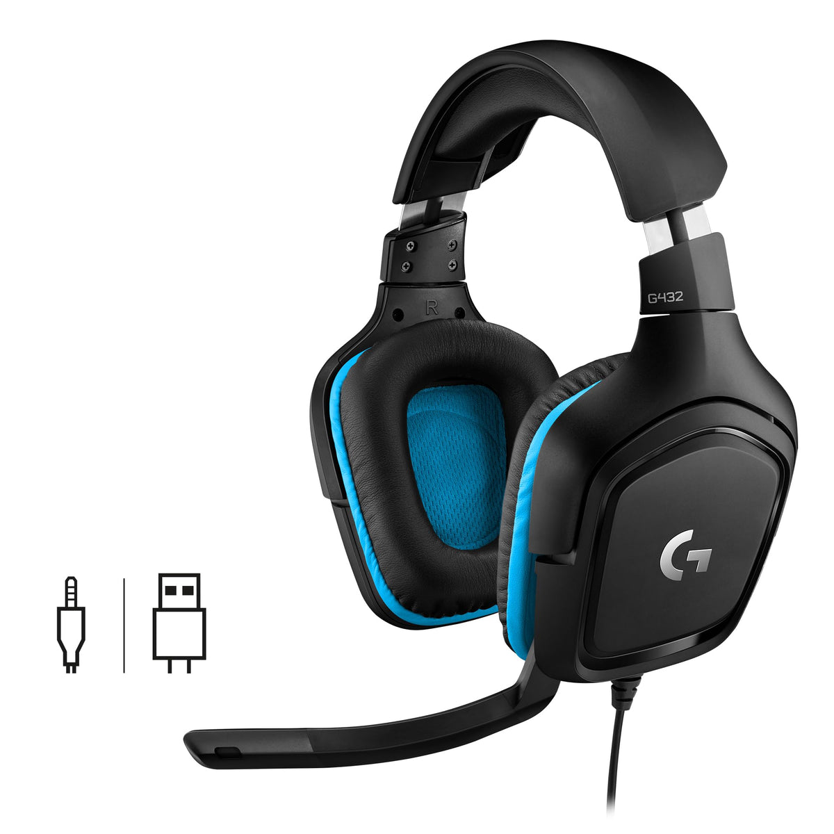 Logitech G432 Wired Gaming Headset for PC & Console