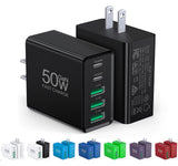 2-Pack USB-C Wall Charger Fast Charging Adapter