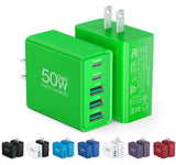 2-Pack USB-C Wall Charger Fast Charging Adapter
