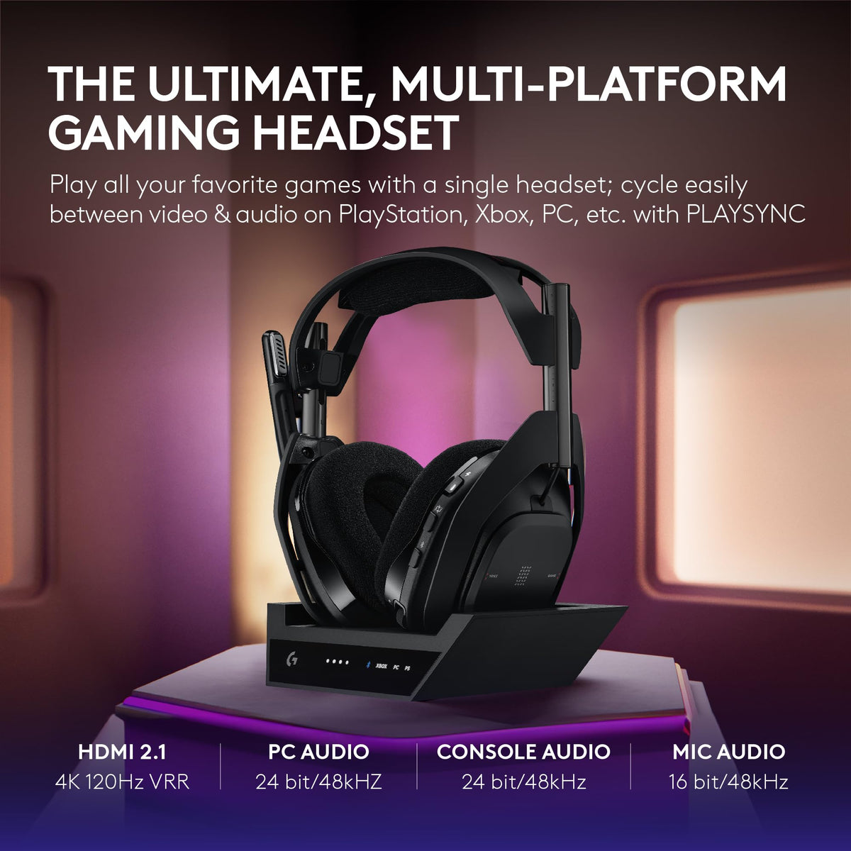 Logitech G Astro A50 X Wireless Headset with Base Station