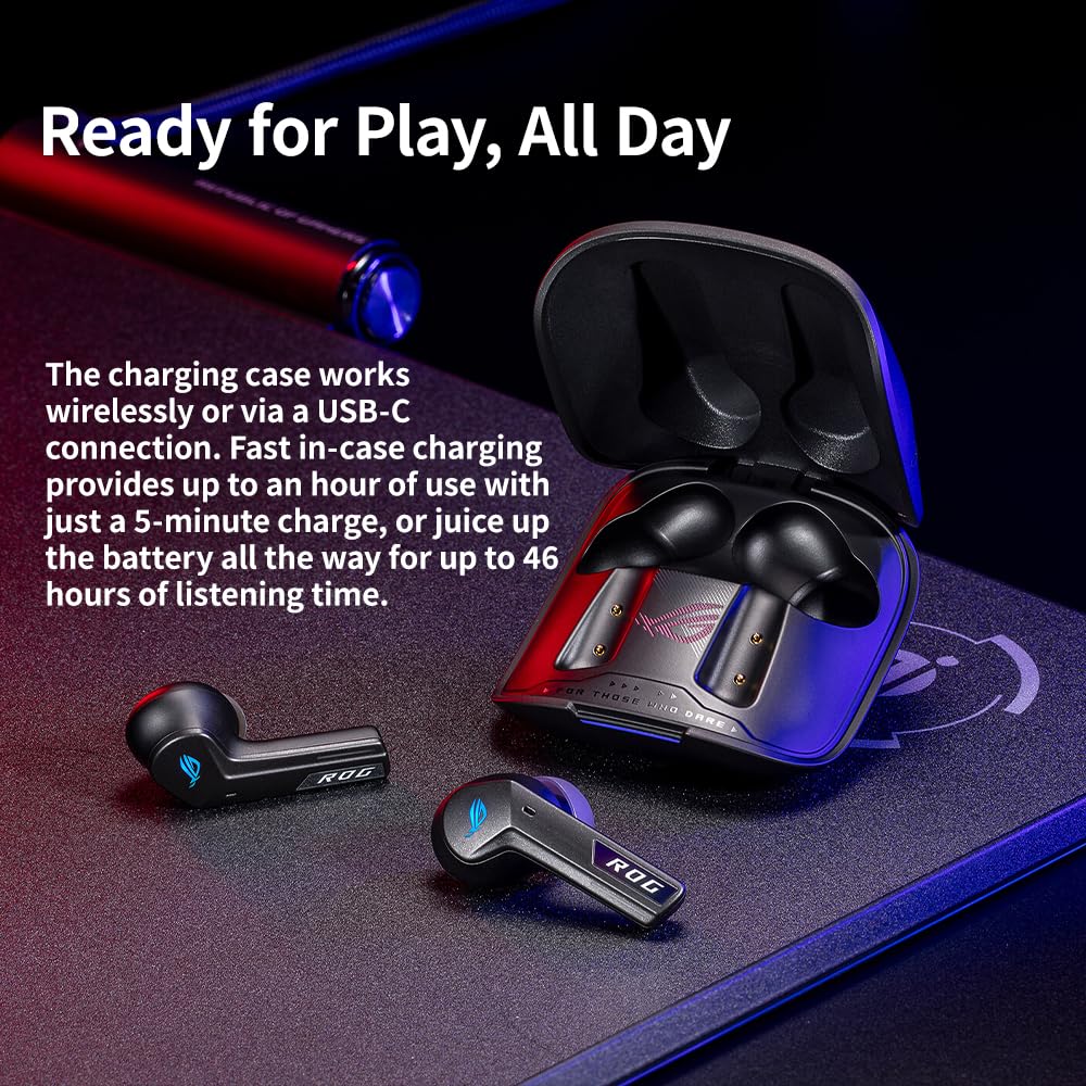 ROG Cetra SpeedNova ANC True Wireless Gaming Earbuds