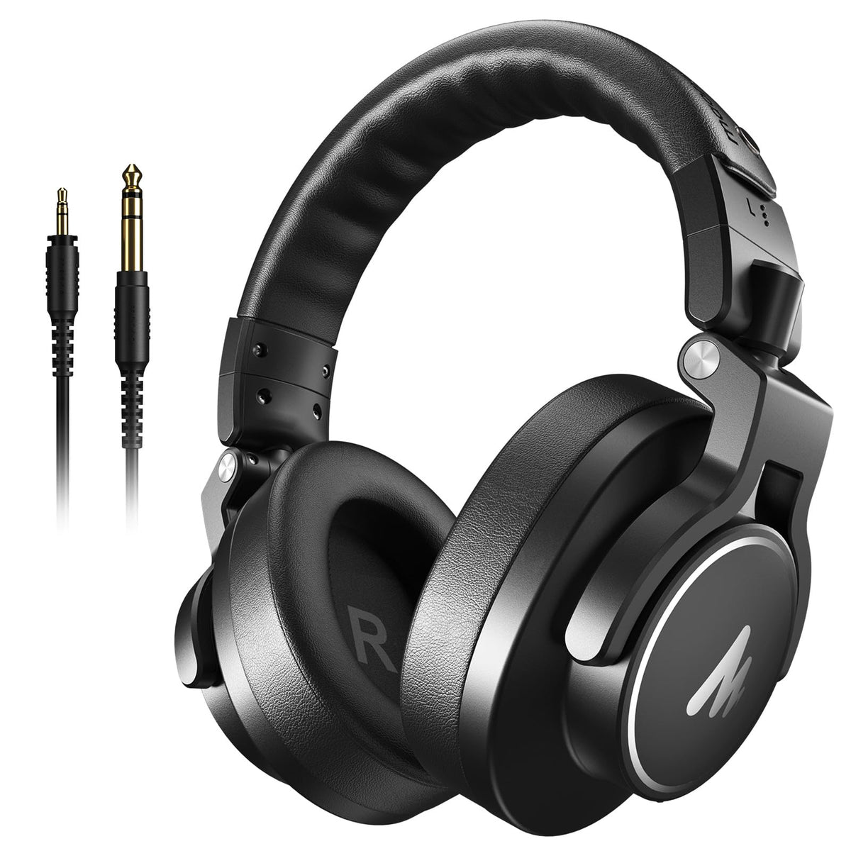 MAONO Wired Studio Monitor DJ Headphones for Mixing