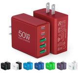 2-Pack USB-C Wall Charger Fast Charging Adapter