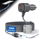 105W Starlink Mini Car Adapter with Digital Display