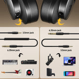 MAONO Wired Studio Monitor DJ Headphones for Mixing