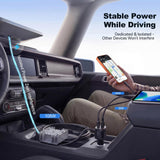 105W Starlink Mini Car Adapter with Digital Display