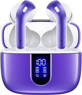 TAGRY True Wireless Earbuds with LED 60H Charging Case