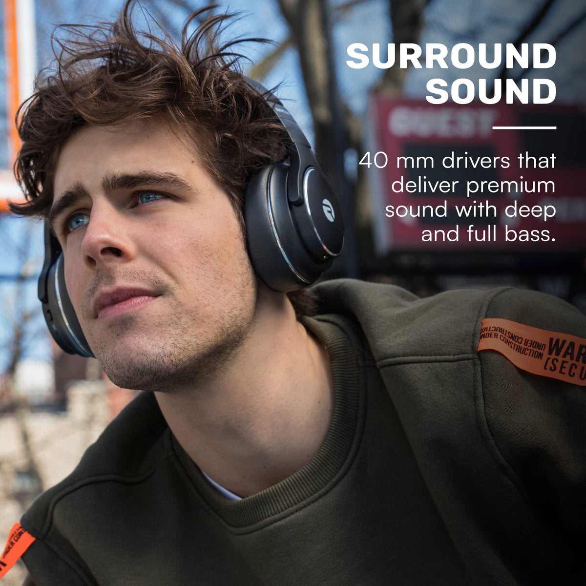 Raycon Everyday ANC Wireless Over-Ear Headphones