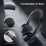Angteela Bluetooth 5.4 ANC/ENC Work Headset with Dongle