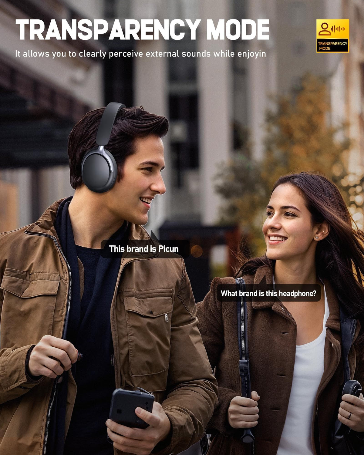 Luminthra Hybrid ANC Bluetooth 5.4 Headphones 80H Playtime