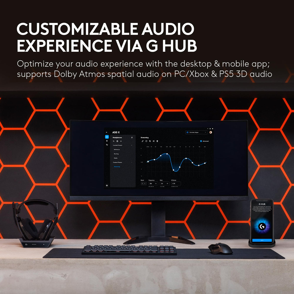 Logitech G Astro A50 X Wireless Headset with Base Station