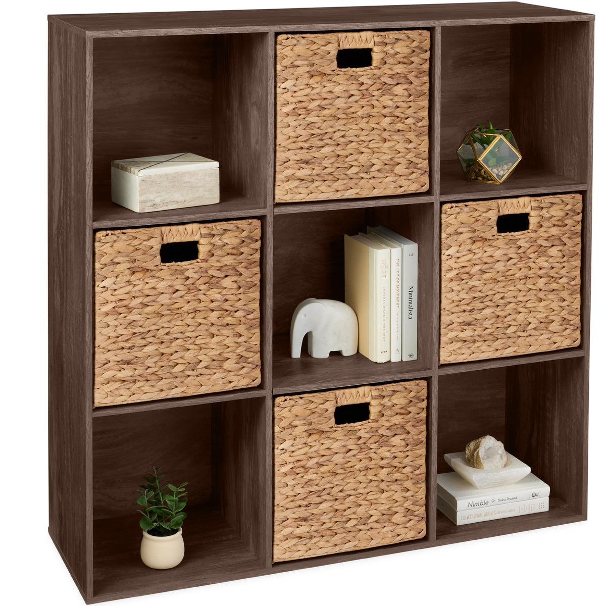 Cube Bookcase Storage Organizer Shelf Unit