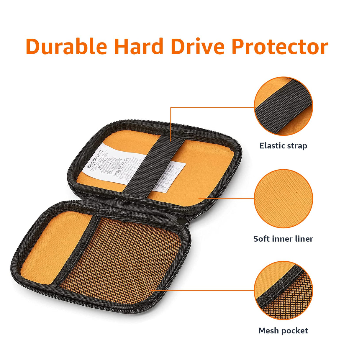 40-Pack Portable External Hard Drive Carrying Cases
