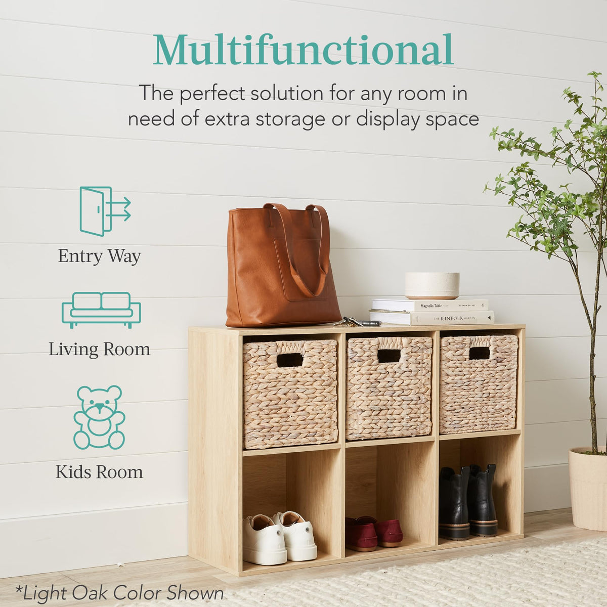 Cube Bookcase Storage Organizer Shelf Unit