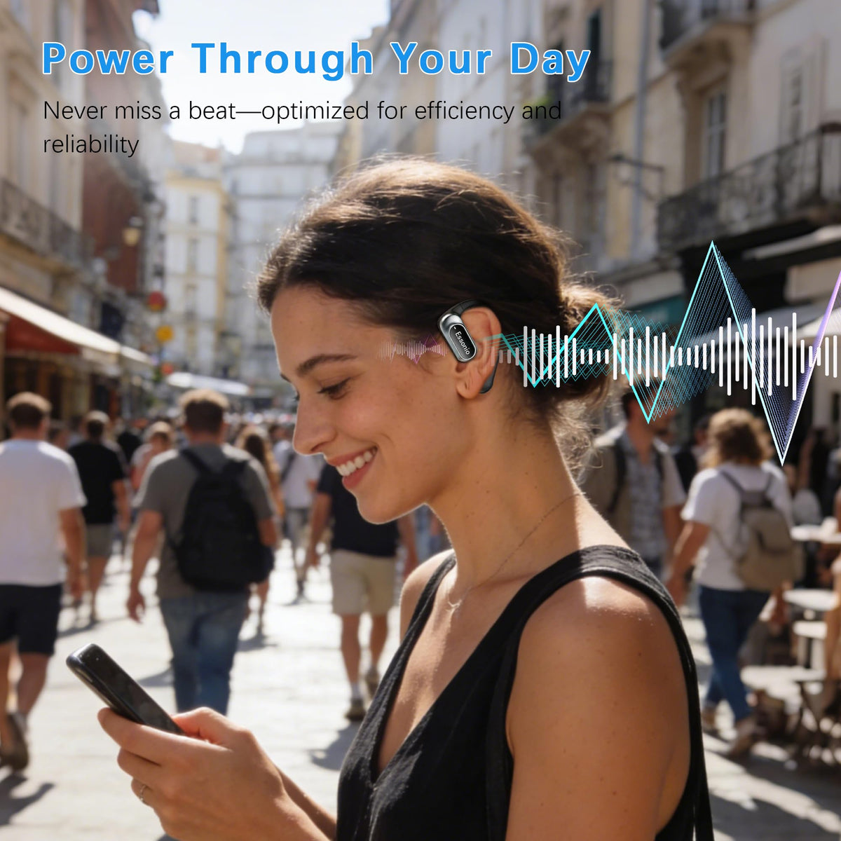 Essonio Open-Ear Bluetooth 5.4 Ear Hook Earbuds